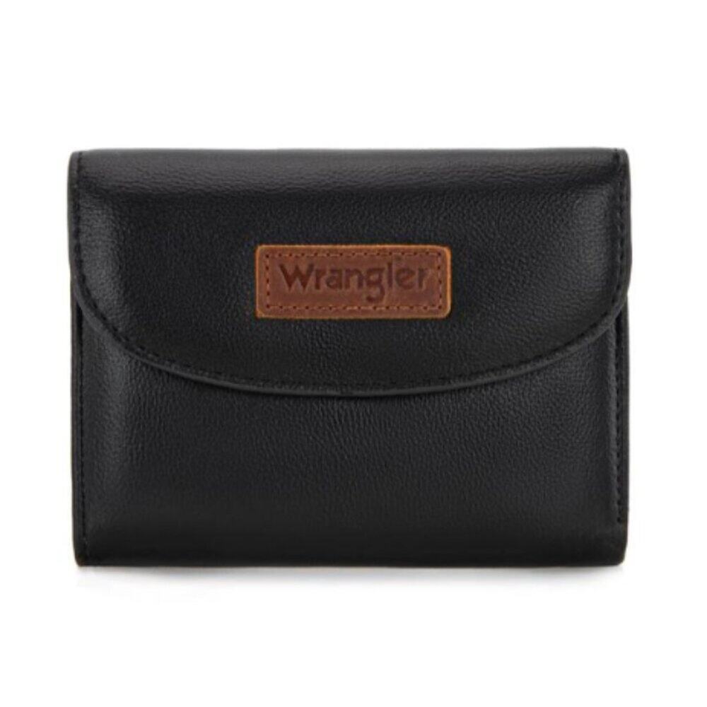 Wrangler Tri-Fold Wallet - Black